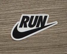 Authentic Nike Run Sticker Decal Running Boston Marathon