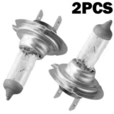 2 X H7 Bulbs 12v 55w 6000k Car Headlight Halogen Bulb New Boxed Single Usa