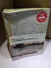 NEW - Microsoft Office Visio Standard 2003 Retail Box - Bent Box