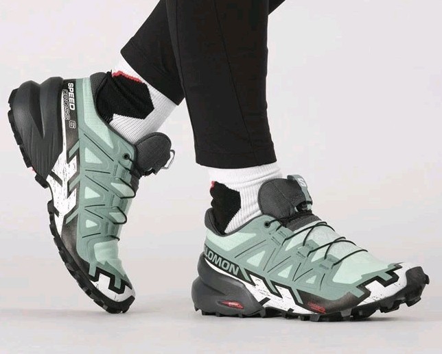 Salomon Speedcross 6 Trail Running Sneakers Ortholite Yucca 417431