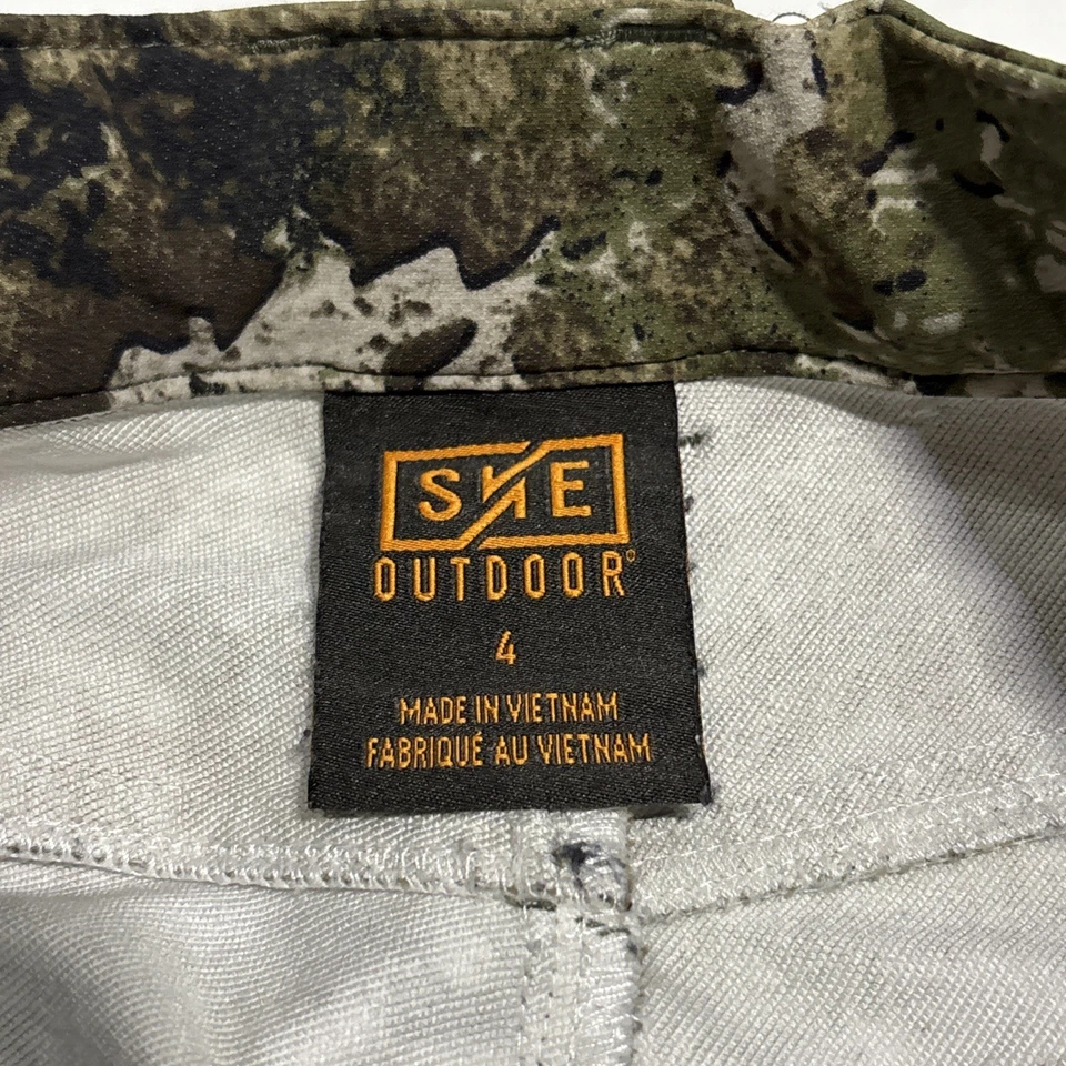 Pantalones de exterior SHE para mujer camuflados estratos caza senderismo elásticos pantalones de spandex talla 4 Foto 4 de 4