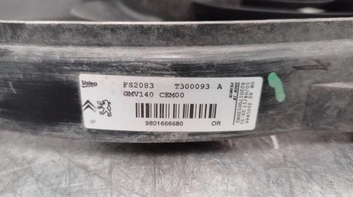 980166680 Ventilatore Elettrico per PEUGEOT 208 Style 2017 193387 - Foto 3 di 8