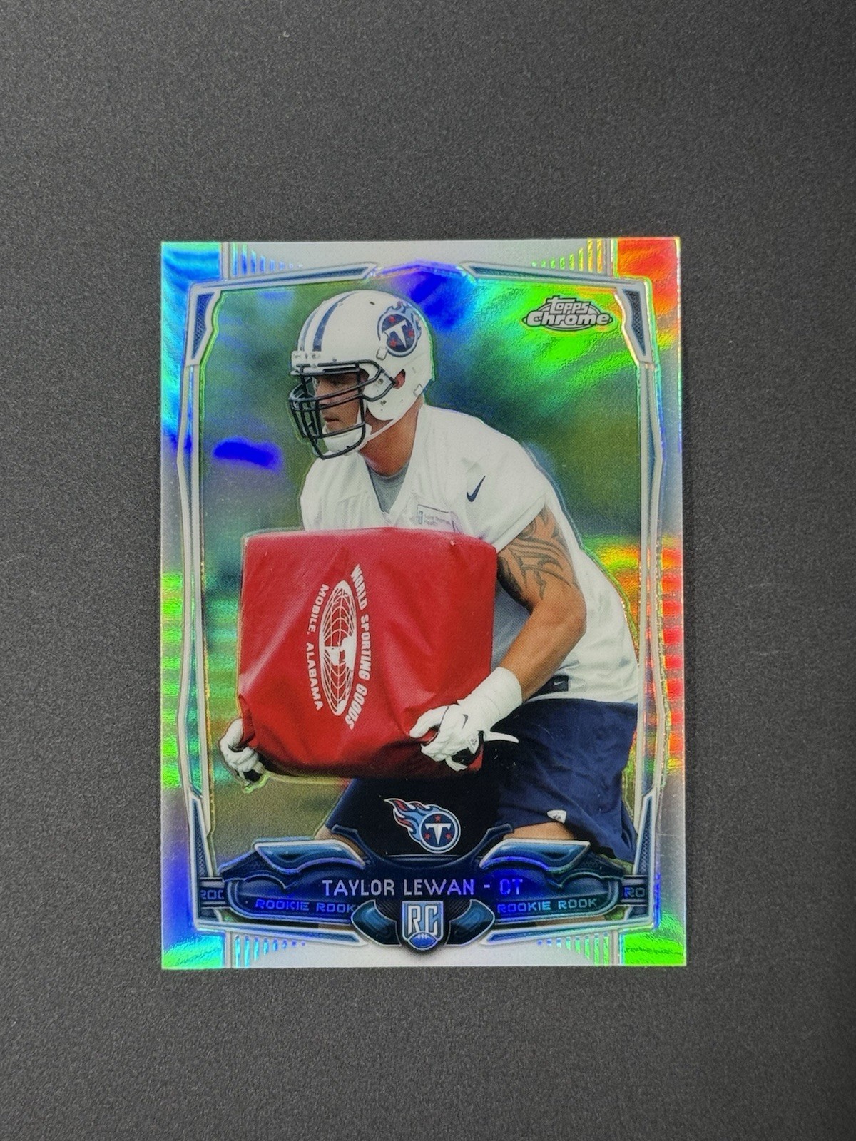 Taylor Lewan Topps Chrome #180 Refractor