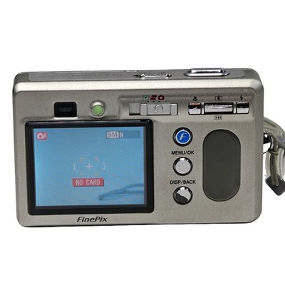 Fujifilm FinePix F455 Digital Camera Silver 5.2MP 3.4 Zoom Y2K