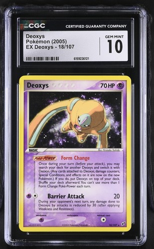 Deoxys graded CGC 10 for sale on eBay