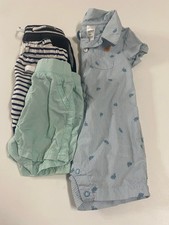 Carter's 9m Baby Boy Romper Shorts Bundle