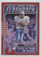 2020 Panini Absolute Fantasy Flashback Spectrum Red /100 Warren Moon #WM HOF 0c6