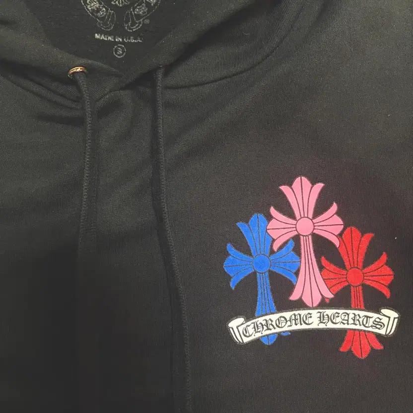 Chrome Hearts Multicolor Hoodie, Size S, Excellent Condition, Rare thumbnail 6