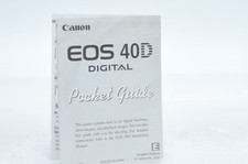 Canon EOS 40D Digital Camera Pocket Guide Manual