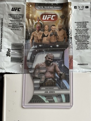 2026 Topps Stadium Club UFC Triumvirates Jon “Bones” Jones