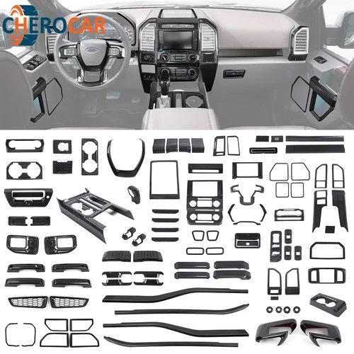 Carbon Fiber Interior Trim & Exterior Cover for Ford F150 2015-2020 Accessories