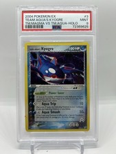 Team Aqua's Kyogre 3/95 Team Magma vs Team Aqua Holo PSA 9 Mint Insured on eBay
