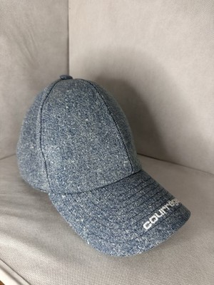 Courreges Logo Denim Hat Size Medium Unisex