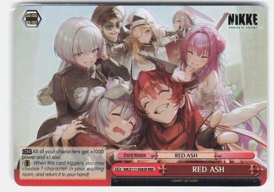 RED ASH (RRR) NIK/S117-E083R RRR RRR GODDESS OF VICTORY: NIKKE Weiss Schwarz NM