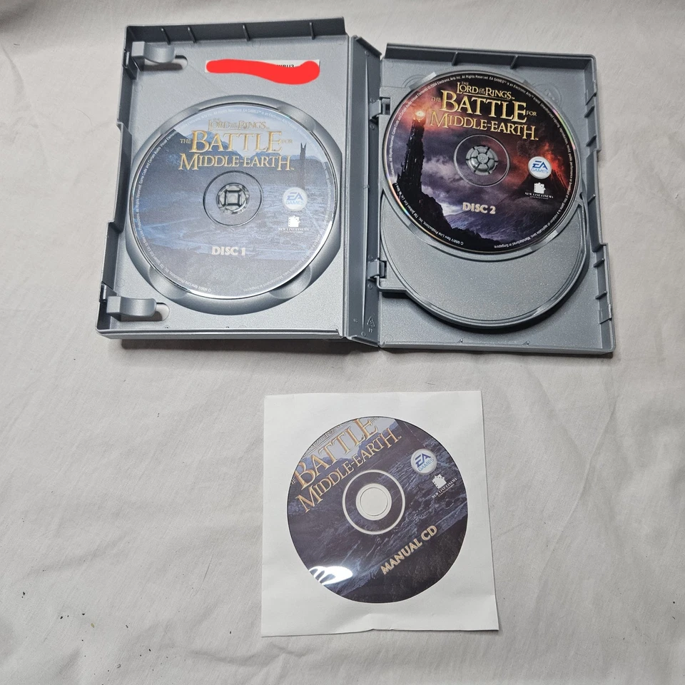 Lord of the Rings: The Battle for Middle-Earth PC Game 5 Discs inc Manual Disc  - Image 3 of 4