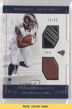 2016 National Treasures Rookie Dual Materials 74/99 Pharoh Cooper #3 READ 5x8