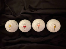 Limited Edition Callaway SuperSoft Cheers Golf Balls - 4 Wine glasses-MINT