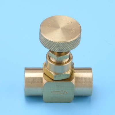 Messing Gas Nadelventil 1/4'' NPTx1/4'' NPT Female 600PSI Gas Needle Valve k1