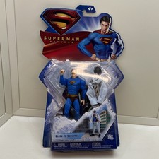 SUPERMAN RETURNS CLARK KENT TO SUPERMAN FIGURE 2006 MATTEL DC