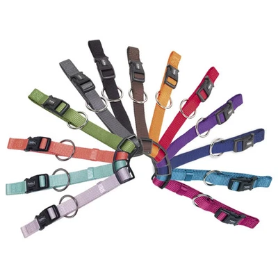 Nobby Halsband CLASSIC XXS/XS-S/S-M/M-L/L-XL alle Farben - Nylon Hundehalsband - Bild 1 von 4
