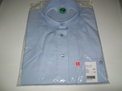 Deutsche Bahn DB Women's Blouse Shirt Size 50 Short Sleeve #1111