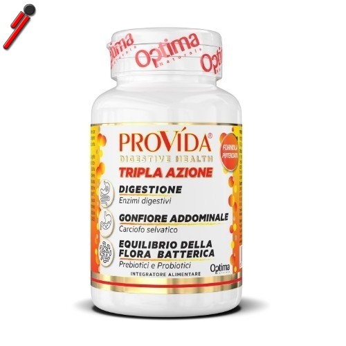 Optima Naturals Provida, Tripla Azione Enzimi, 60 Cps Enzimi Probiotici-image