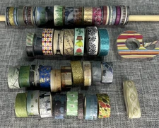 Washi Tape Lot for DIY Crafts Bullet Junk Journals Scrapbooking Art Cards