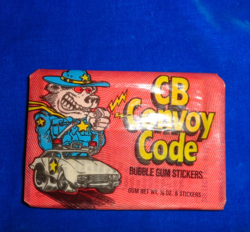 1978 Donruss CB Convoy Code Stickers Wax Pack -Factory Sealed Gum Intact
