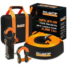 Ultimate 35,000lbs Nylon Snatch Strap Recovery Kit for SUVs & Off-Road Vehicles