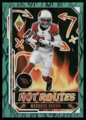 Marquise Brown - 2022 Panini Phoenix Football - Green - Hot Routes #HR-23