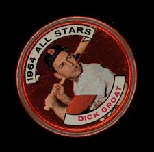 1964 Topps Coins Set-Break #147 Dick Groat AS *GMCARDS*