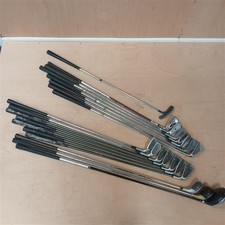 Bundle of 17 Golf Clubs - Dunlop, Falcon, Wilson and More