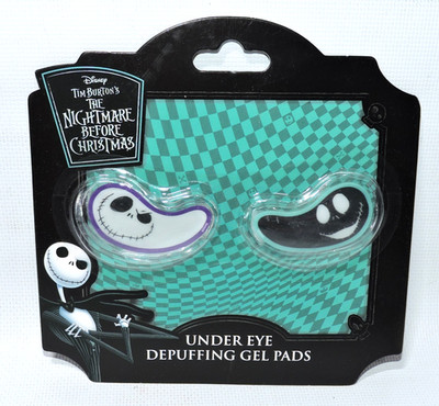 Nightmare Before Christmas Under Eye Depuffing Gel Pads Disney Tim Burton's, NEW