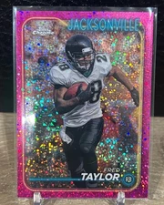 2024 Topps Chrome - Fred Taylor #89 Pink Speckle Refractor /399 Jaguars