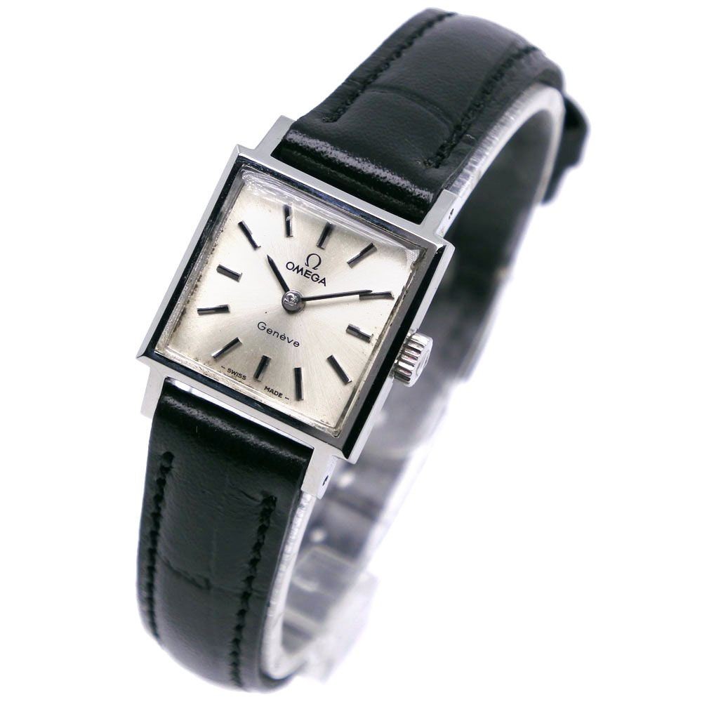 OMEGA Geneve Vintage Ladies Manual Wind Watch Stainless Steel Cal 1070