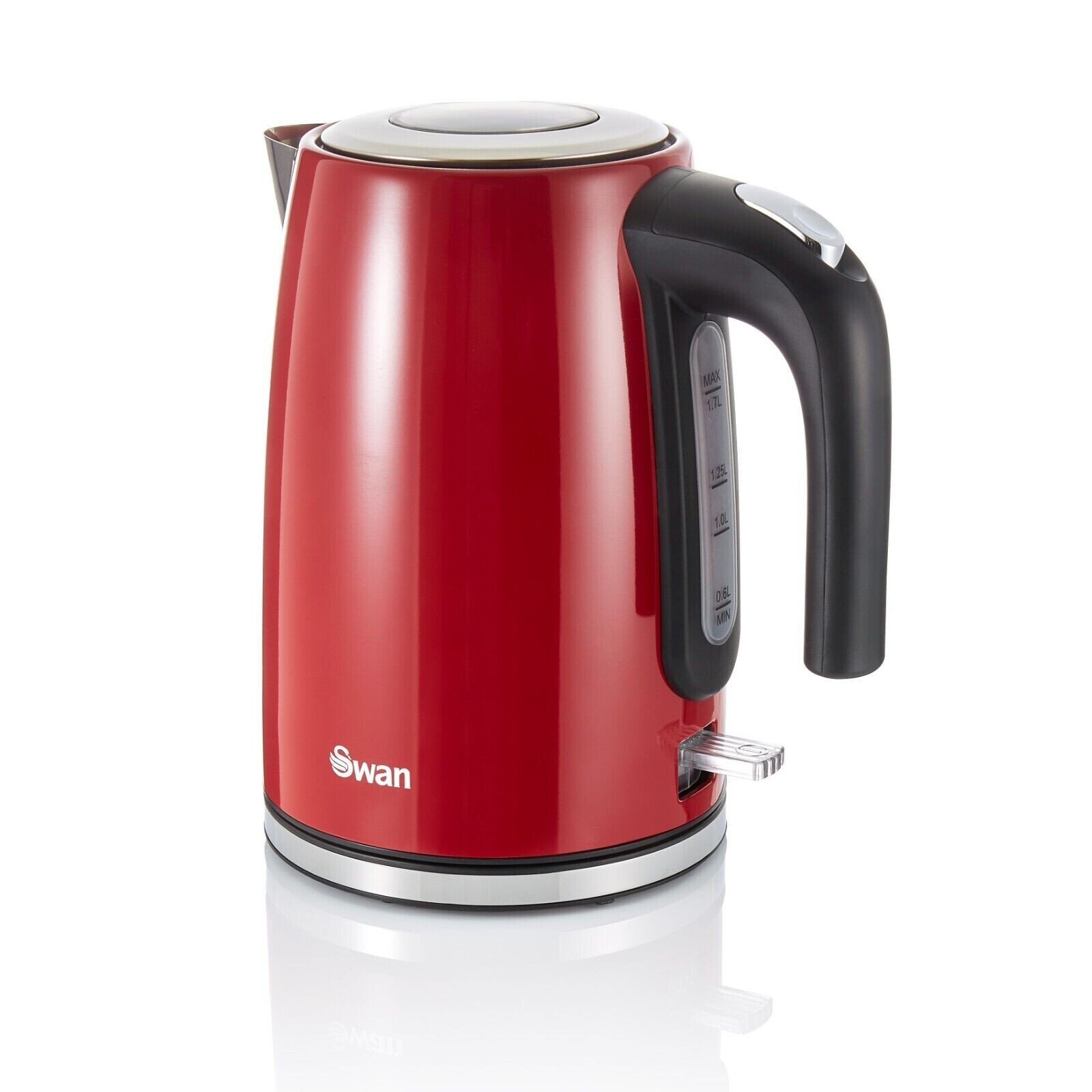 Swan Townhouse Red 1.7L Electric Kettle Jug 2 Year guarantee Cordless Auto off eBay