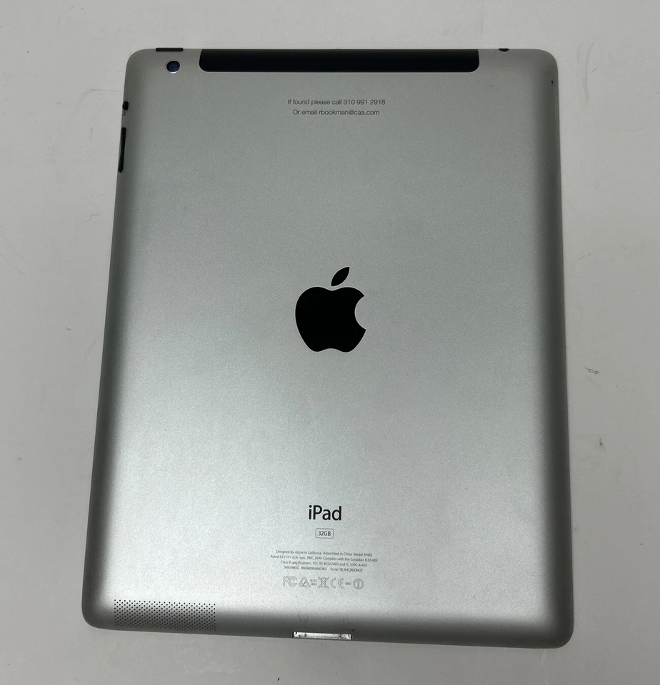 Tableta Apple iPad A1403 De Tercera Generación Plata 132GB - Imagen 2 de 4