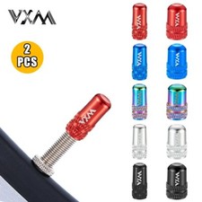 2PCS Aluminum Bicycle Presta/Schrader Tire Valve Cap Ultralight Bike Protector