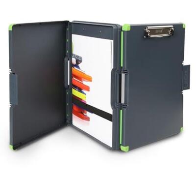 Dexas Duo Clipcase, Double Sided Clipboard Design,  Assorted Colors , Styles 