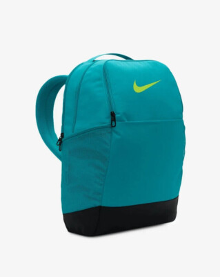 Nike Brasilia Teal School Sport Book Bag Medium Backpack 24L