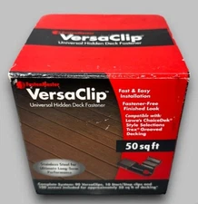FastenMaster VersaClip UNIVERSAL HIDDEN DECK FASTENER OPEN BOX LOWES PN 471150