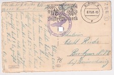 Deutsches Reich/WK II/FP, Elbing (AK Alte Speicher), 6.11.41,MWS Postreisescheck