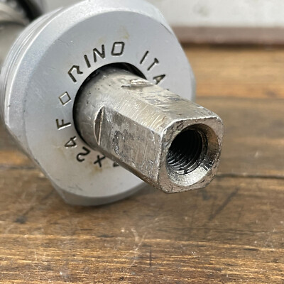Pédalier Vintage Rino - Anglais 68mm - Axe 118mm - Italie - Pour Vélo De Route - Occasion Bon état