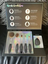 profusion glitter & glam deluxe pro brush vault/set/ new