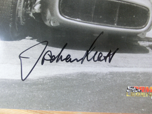 Jochen Mass Autogramm Formel 1 Tourenwagen Motorsport Fahrerlegende Autorgraph - Bild 2 von 3
