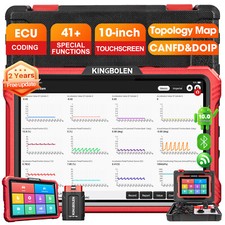 2026 KINGBOLEN K10 PRO OBD2 Car Diagnostic Tool Scanner ECU Key Coding Topology