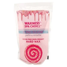 Waxness Spa Choice Icing Sugar - Demi Creamy Hard Wax Beads Rosin Free 1.76 LB