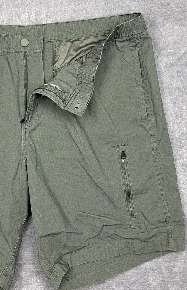 George Shorts Mens 2XL 44-46 Green Stretch Pockets Elastic Waist Outdoor Beach - Image 3 of 4