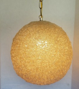 Vintage Mid Century Modern Spun Lucite White Spaghetti ...