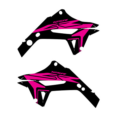 CR125 Polisport Restyle Gen2 Decals 02-07 2020 style pink/black